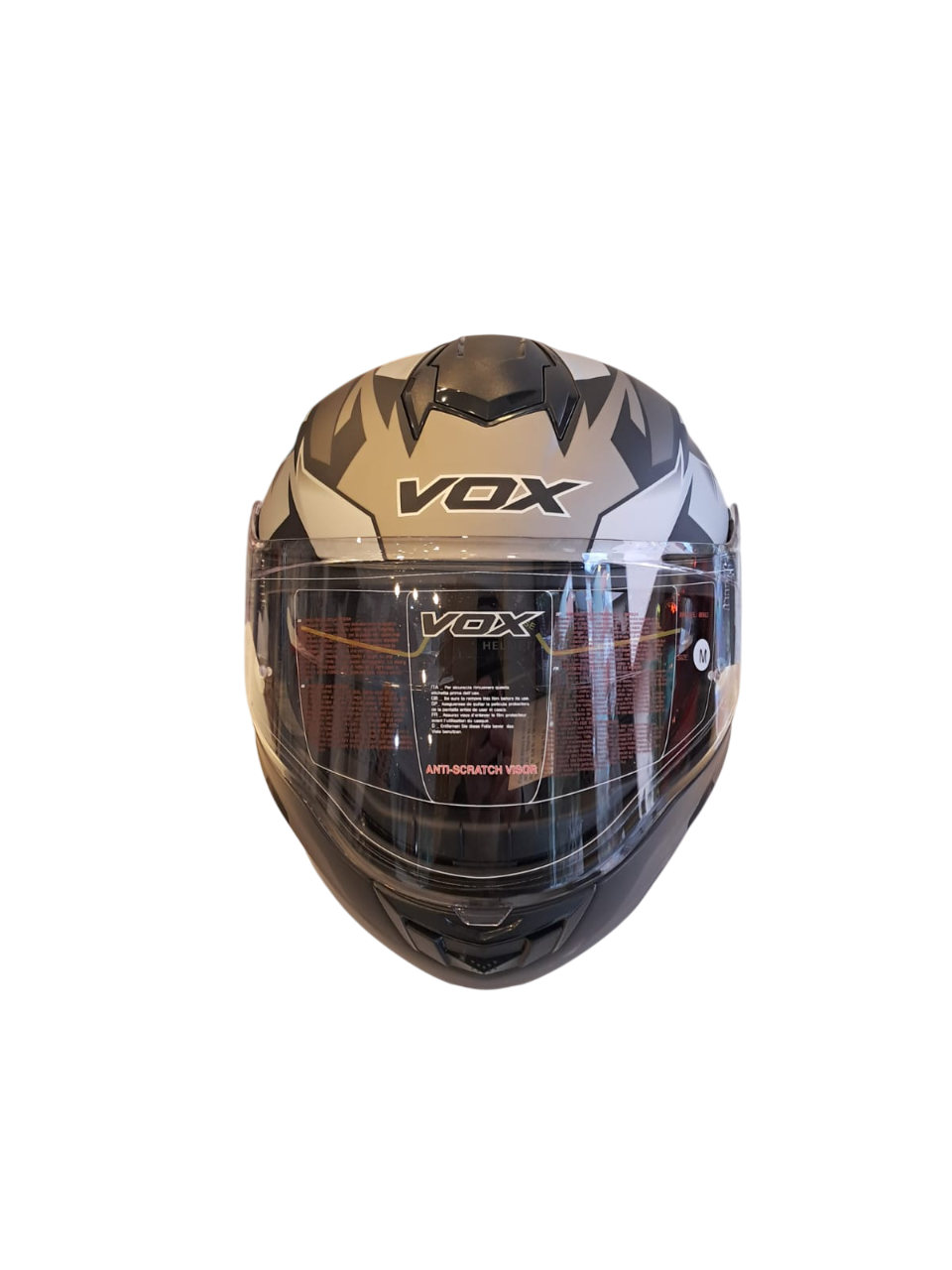 VOX Kask Mat Gri Siyah