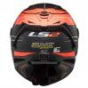 LS2 THUNDER KARBON ATTACK MAT KIRMIZI-NEON SARI KASK