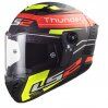 LS2 THUNDER KARBON ATTACK MAT KIRMIZI-NEON SARI KASK